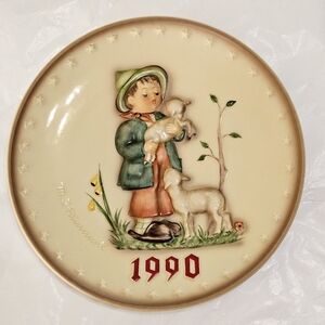 1990 Hummel, "Shepherd's Boy" 20th Annual Cillector Plate
